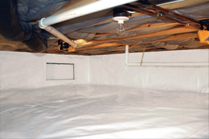Crawl Space Repair After in Arlington