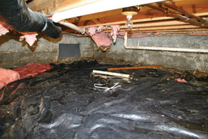 Crawl Space Repair Before in Washington D.C.