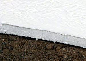 Insulation installed on a crawl space floor in Derwood
