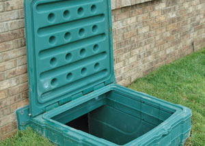 lockable crawl space access door installed in Alexandria
