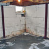 Rusted, corroded i-beams found with a failing foundation in a Gainsville home.