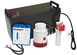 a battery backup sump pump system in Fort Washington